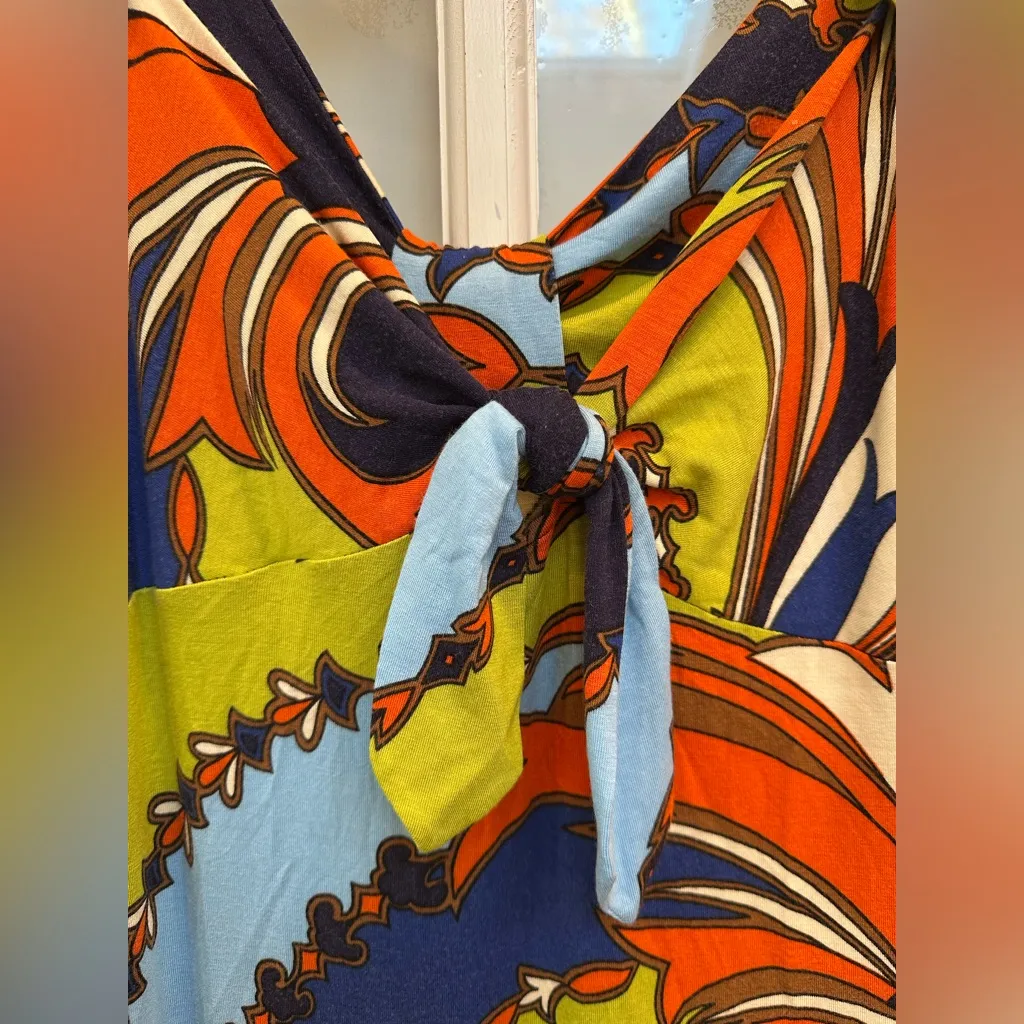 Vintage Betsey Johnson Y2K Rocker Retro Pinup Jersey Stretch Bow Dress Size M - Image 5