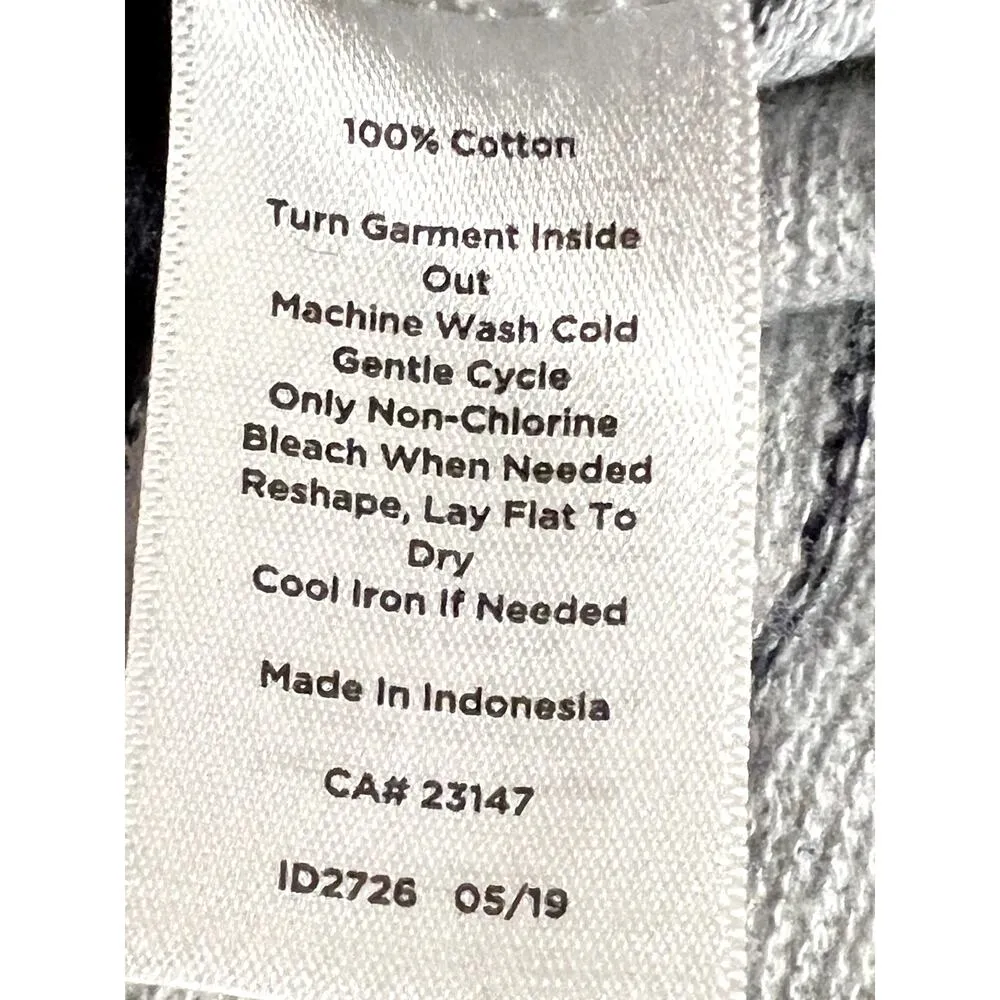 Talbots womens size XLP sweater tunic boat-neck navy/gray nautical ruched sleeve - Image 5