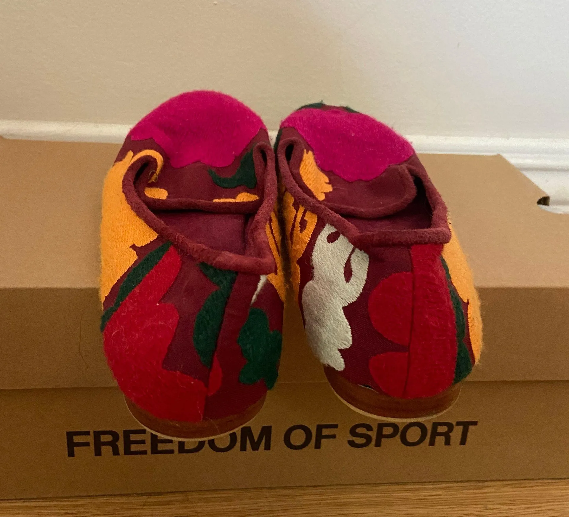 Italian Embroidered Mosaic Loafers Multiple Size 6.5 - Image 5