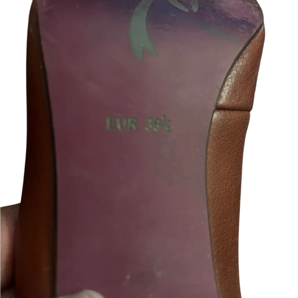 Poetic Licence London Brown Satin Ribbon Women's Shoes Eur 39 1/2 Size undefined - Image 6