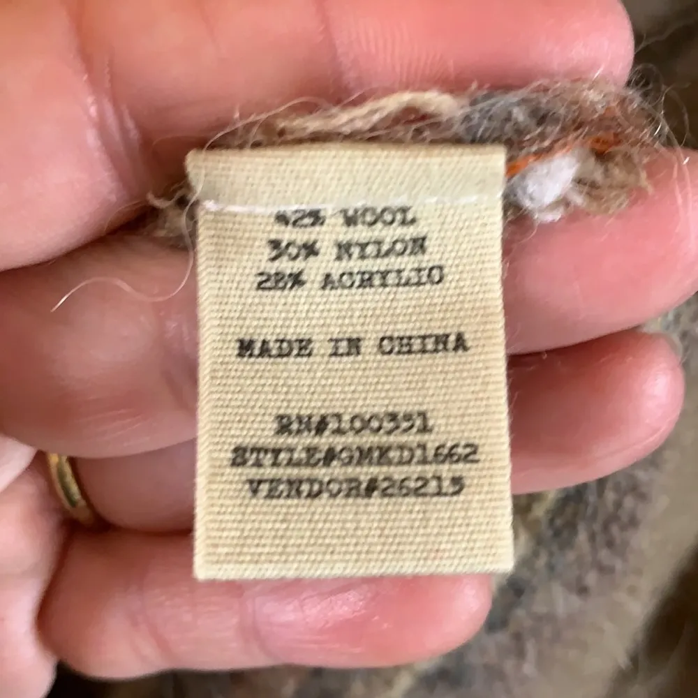 🚫SOLD🚫Gimmicks By BKE Super Soft Fuzzy Wool Blend Long Waterfall Cardigan - Image 4