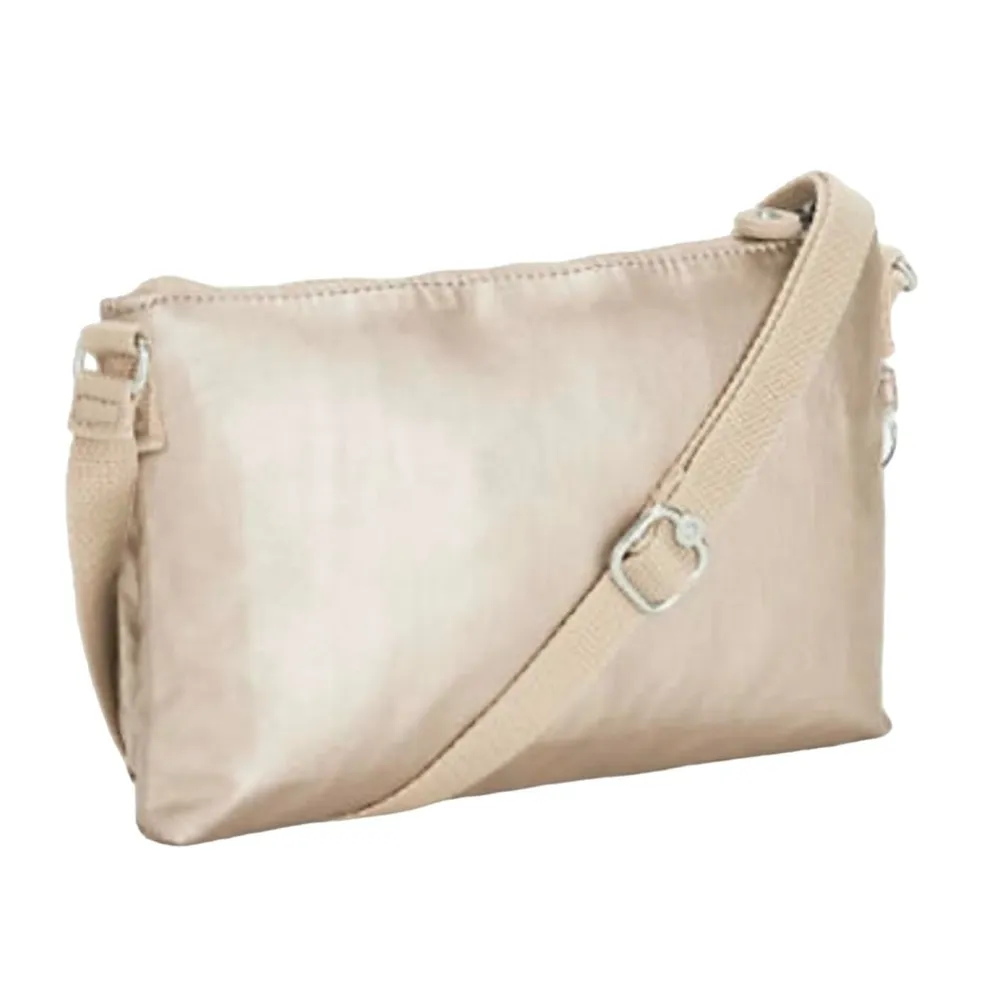 Kipling ✪ Eve Lightweight Crossbody Handbag Bag ✪ Monkey Keychain ✪ Metal Gold - Image 14