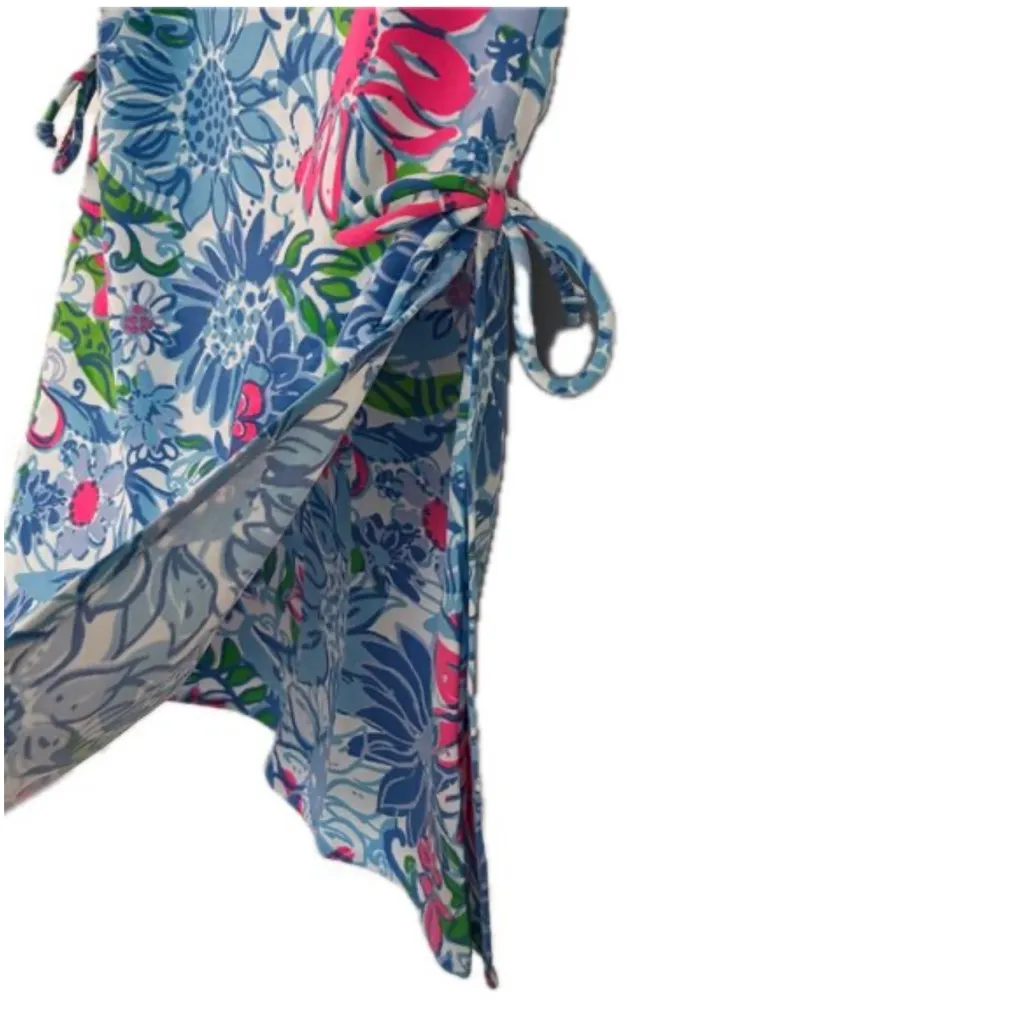 NEW Lilly Pulitzer Zoya Ruffle Romper, Mini Dress Floral Ruffle Size 8 $198 - Image 5