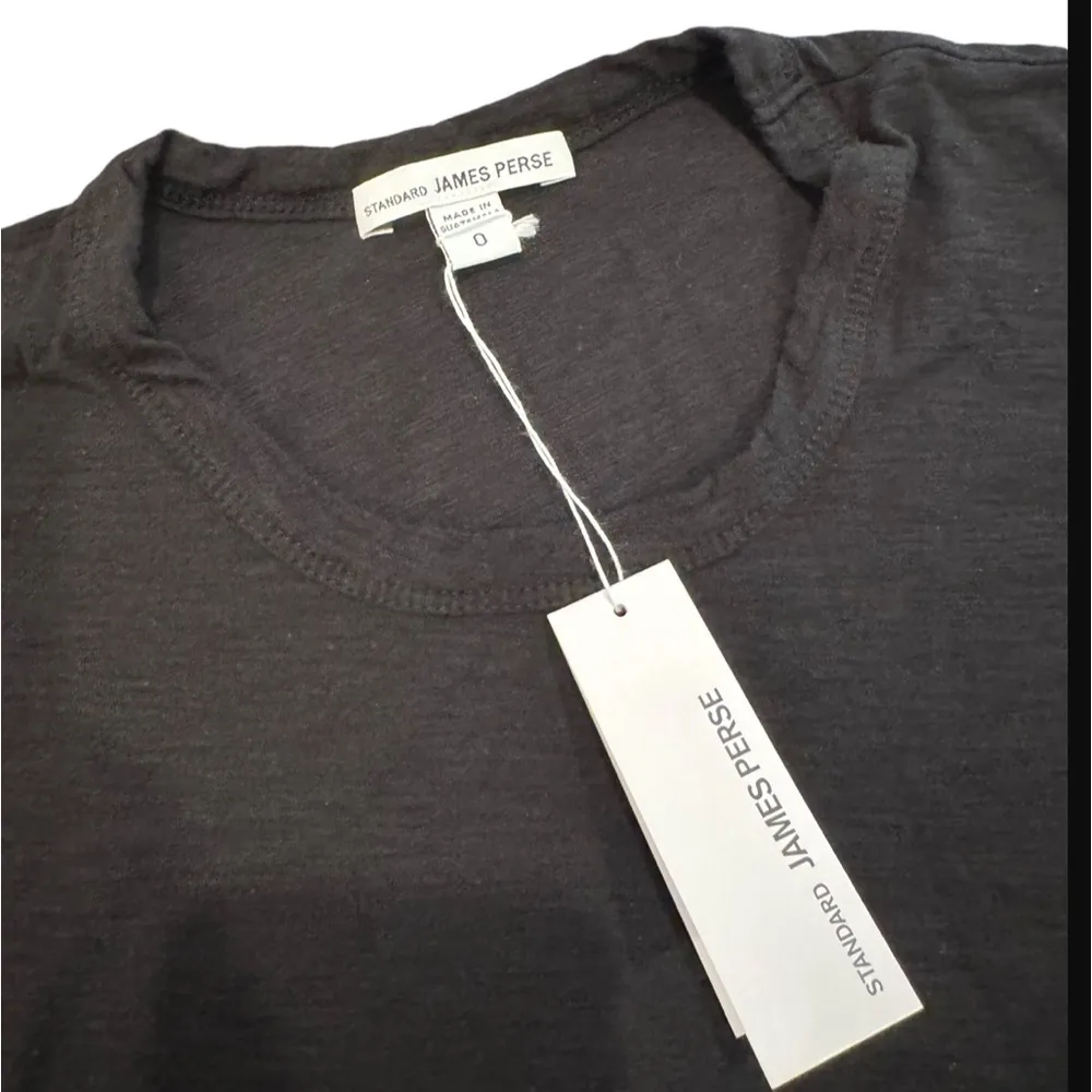 James Perse Standard Classic Black T-Shirt - Black Size 0 - Image 4