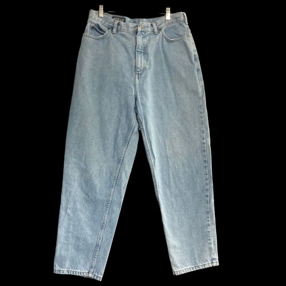 LANDS’ END Women’s High Rise “Mom Style” Jeans‎ Size 12 Inseam 27 - Image 6