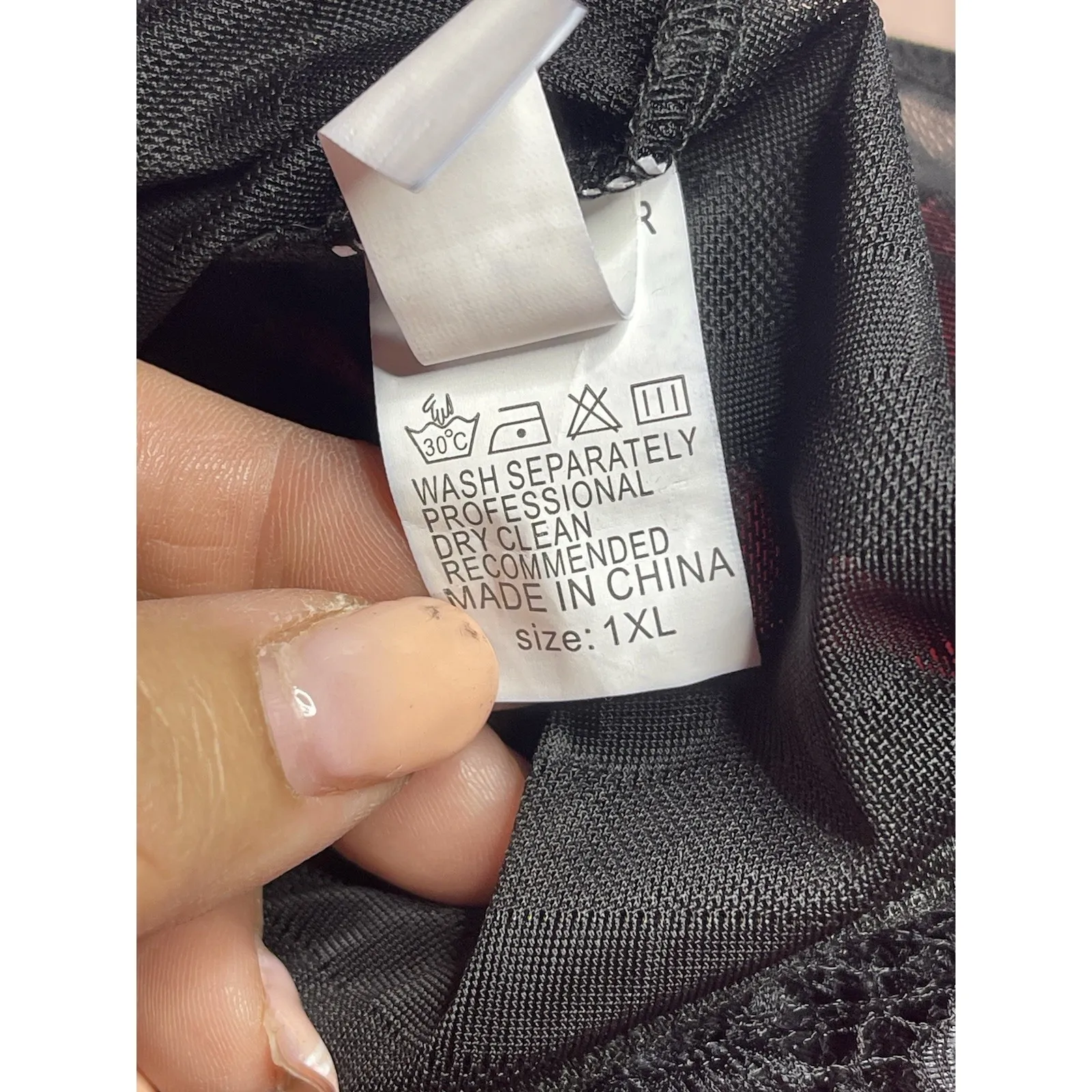 SHEIN Black Lace  Bodysuit Strappy  Lingerie Size S NWOT - Image 7