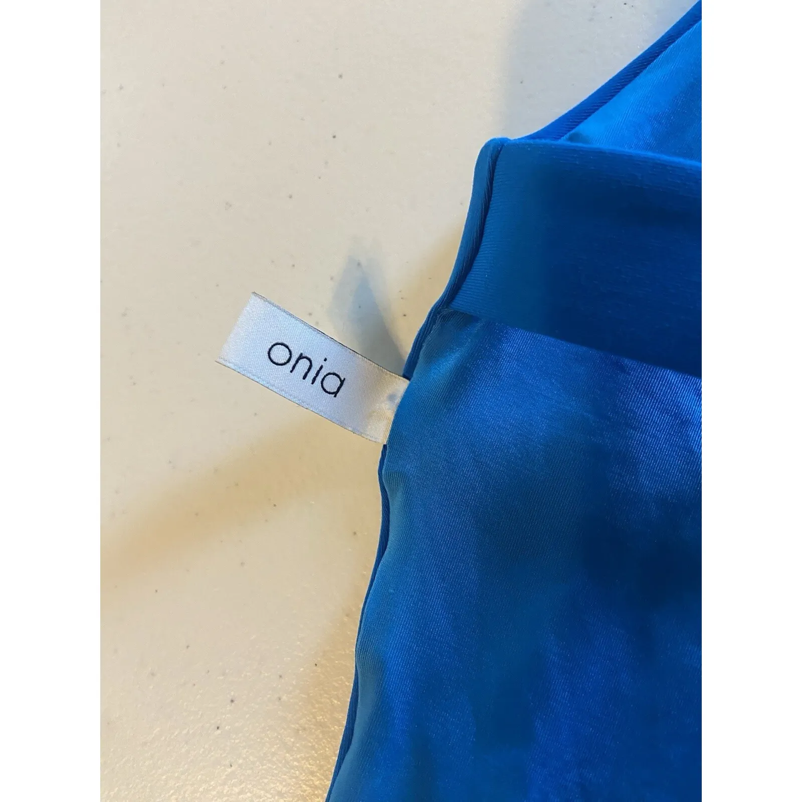 ONIA BLUE YVETTE ONE PIECE‎ SAILS SWIMSUIT SIZE XS Beach Quiet Luxury Vacation - Image 4