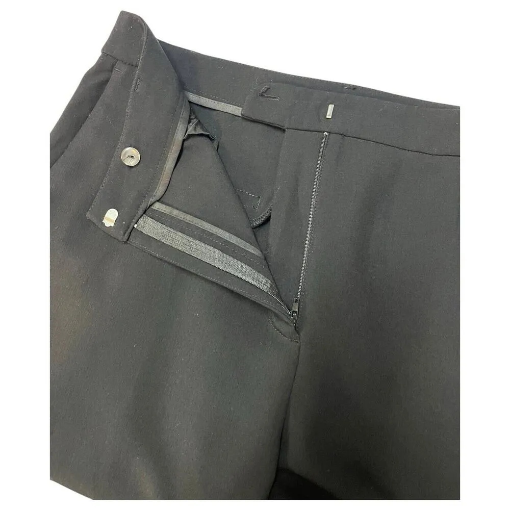 Joie Pants Womens 12 Black Slacks Wide Leg High Rise Trousers Designer Classy - Image 11