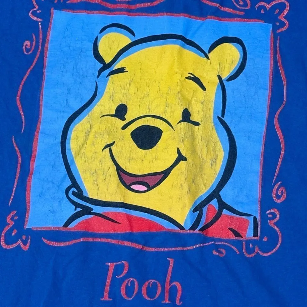 Vintage Disney Pooh 90’s Oversized Sleep Shirt Women’s One Size XL - Image 4
