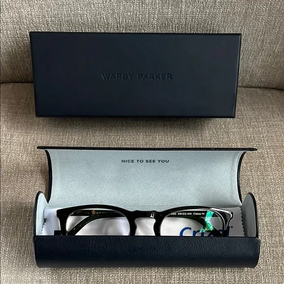 Warby Parker Haskell Glasses with Case and Box - Image 2