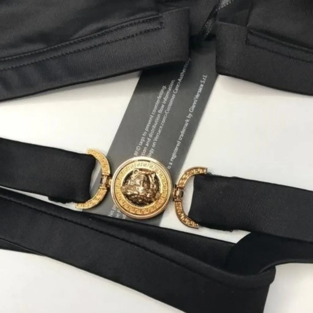💯 Original New with Tags  VERSACE La Medusa bikini top - Image 11