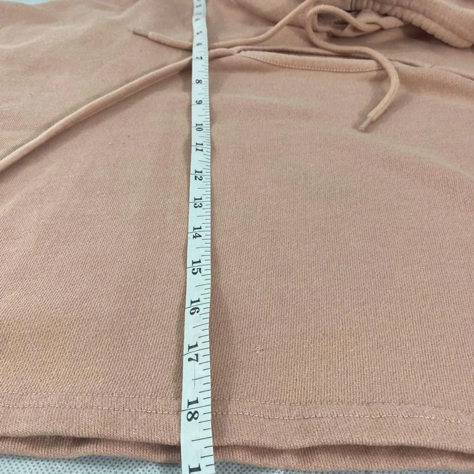 Flirtitude Active XXL (Juniors) Pink Crop Cut Out‎ Hooded Sweatshirt - Image 7