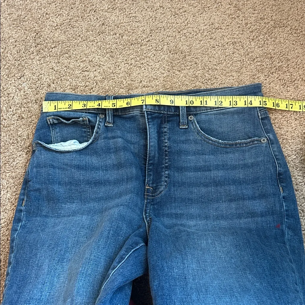 Lucky Brand Dark Blue Ankle Jeans Size 10 - Image 5