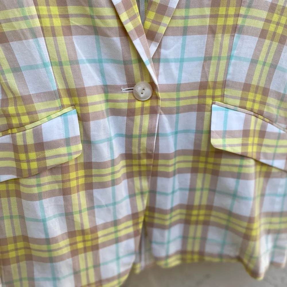 RAG & BONE
Margot classic plaid blazer size 8 - Image 5