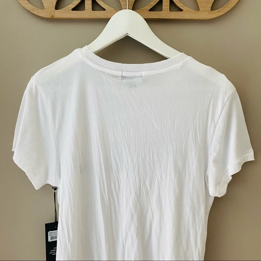 Wildfox 'Bikinis & Bellinis' Tee Shirt White Sz Medium - Image 8