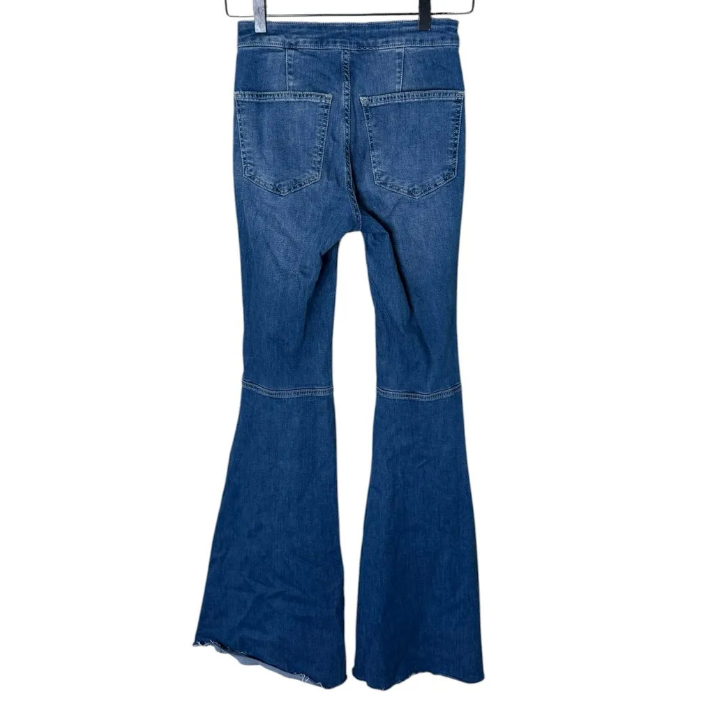 Free People Women's Sz 24 Just Float On Flare Jeans - Image 8