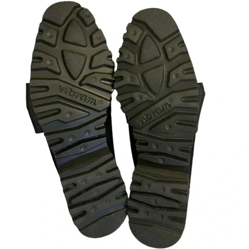 Ron White Rita Knot Platform Loafer Weatherproof Cashmere Suede Shoes size 38.5 Black - Image 5