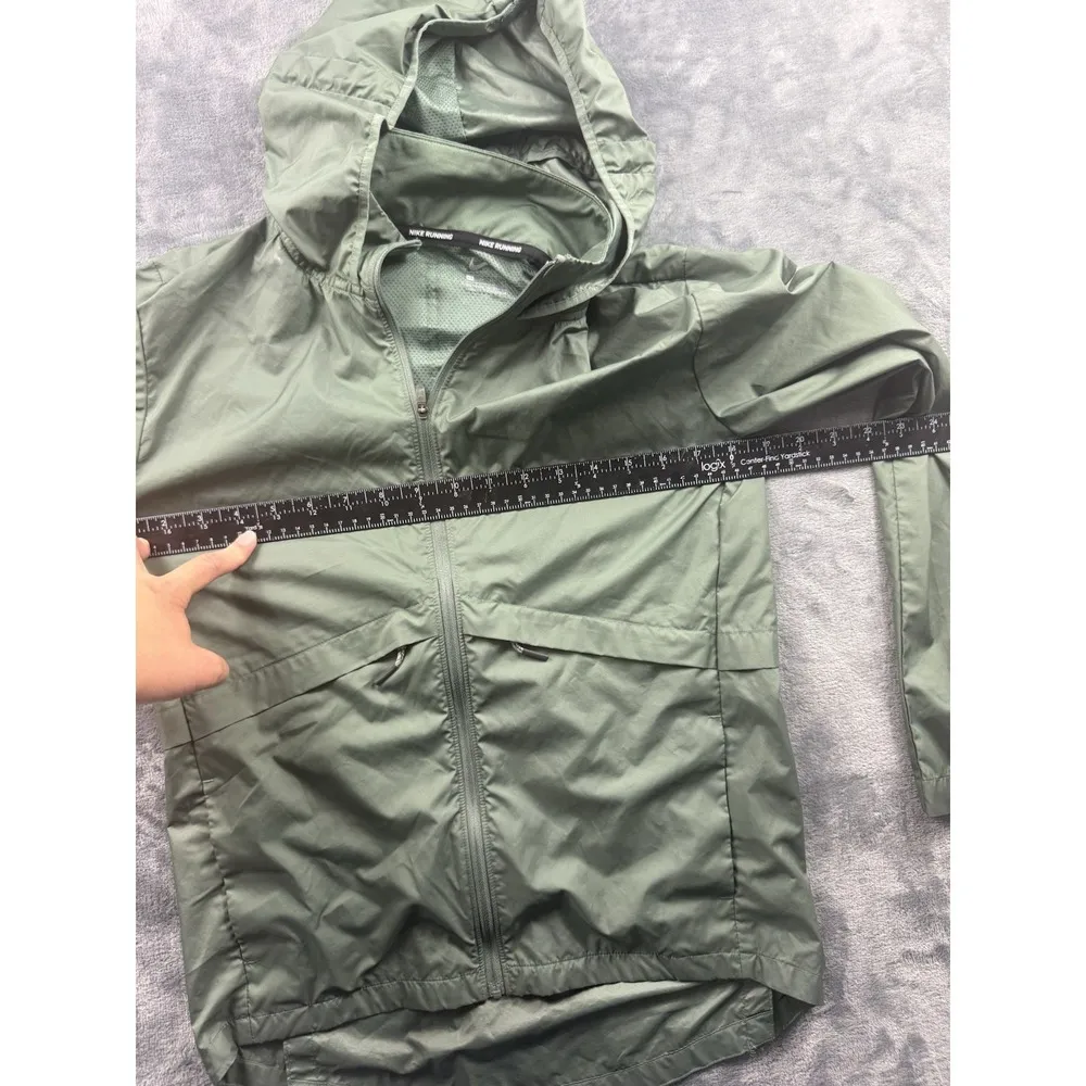 Nike Jacket Women's Size XS Green Repel Running Windbreaker  CJ5556-395 - Image 7