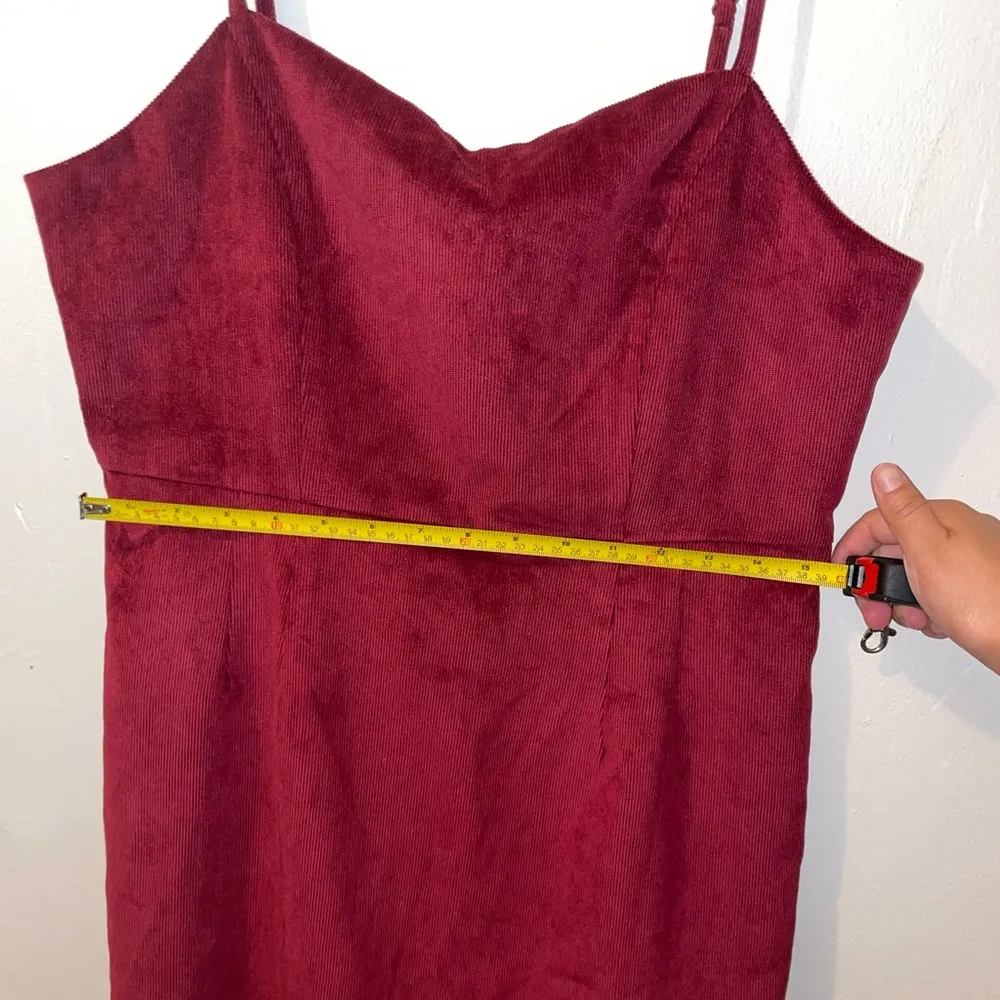 UO Cooperative Empire Waist Corduroy dress in terra Cotta color NWT - Image 8