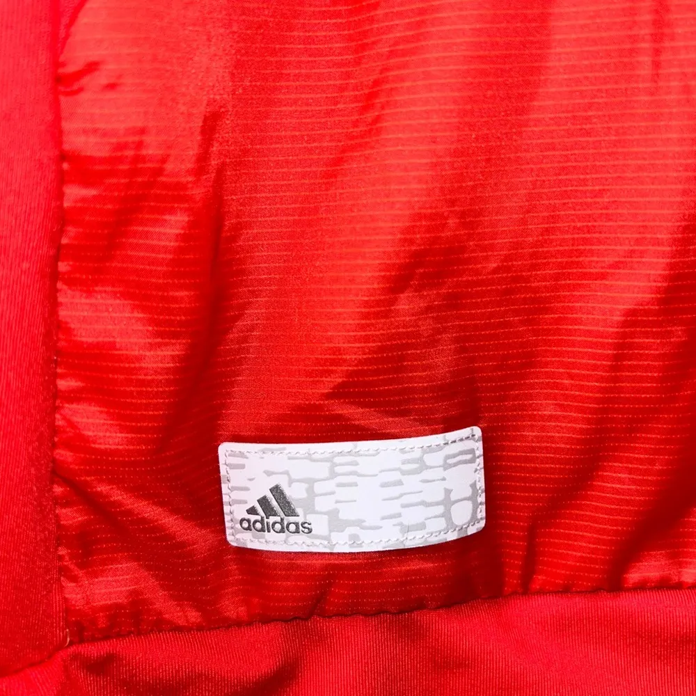 Adidas  Red Athletic Golf Vest Women’s Size X-Large Zip Up Fitness Workout Jacket - Image 3