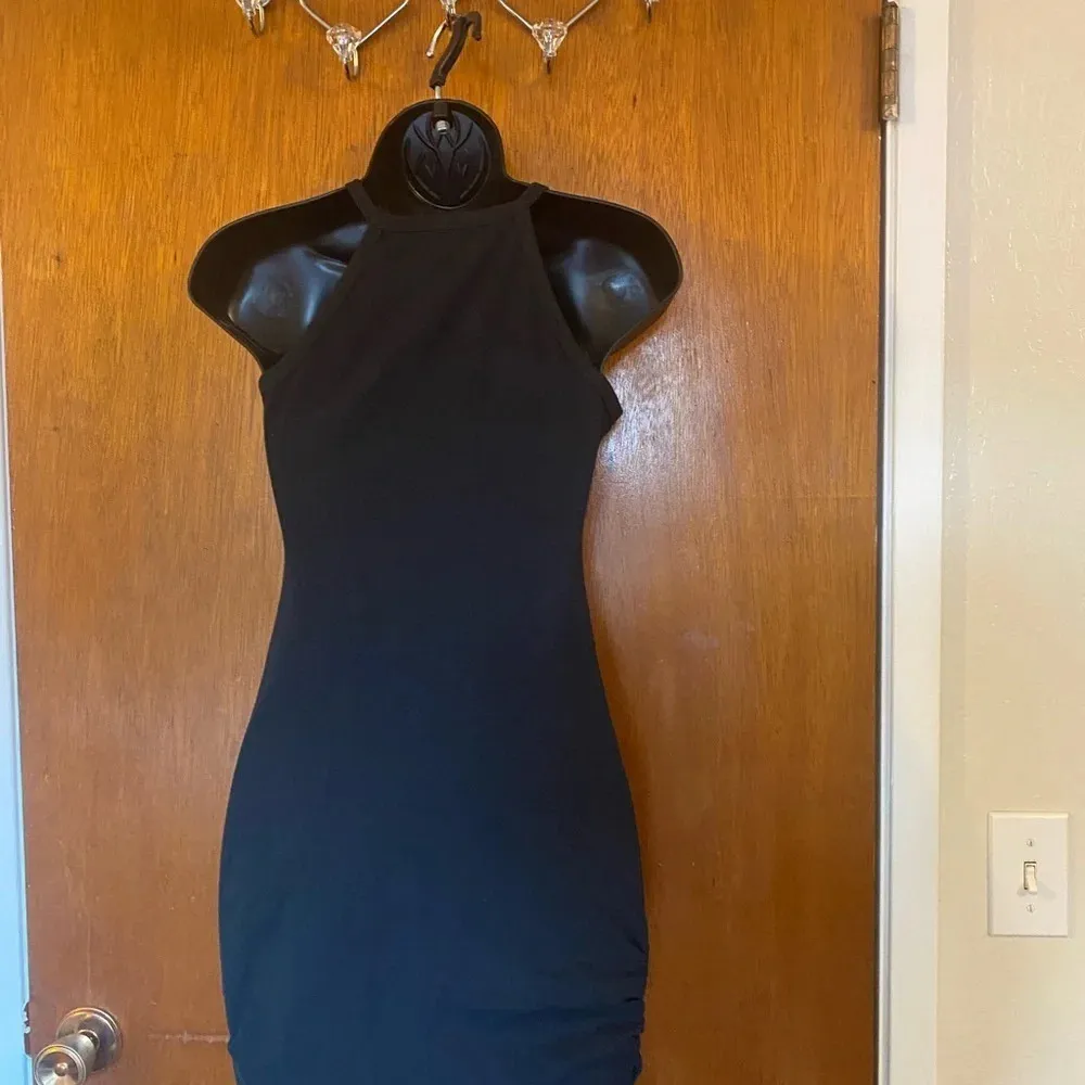 🆕 Forever Rose Couture Black Racer Back Dress with Necklace - Image 8