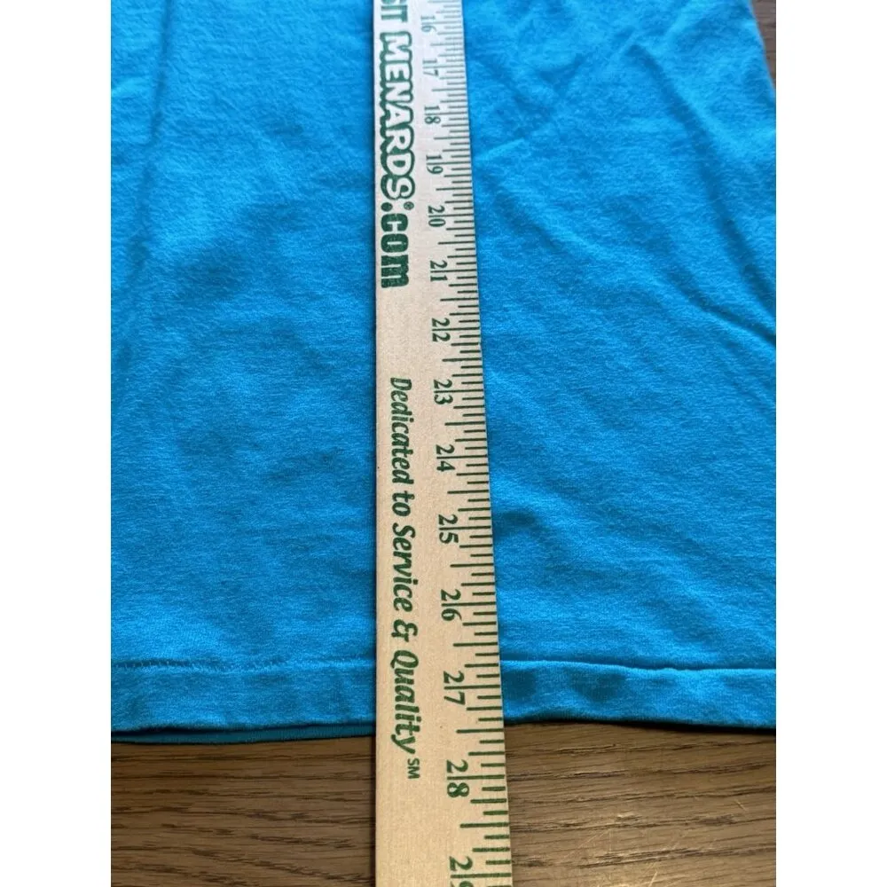 Anvil Pre Shrunk 90s 80's Chicago T-Shirt Made In USA Crew Neck Women Medium VTG - Image 4