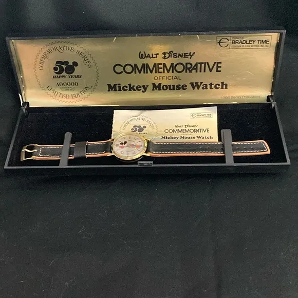 Walt Disney Commemorative Mickey Mouse Watch by Bradley - Image 2