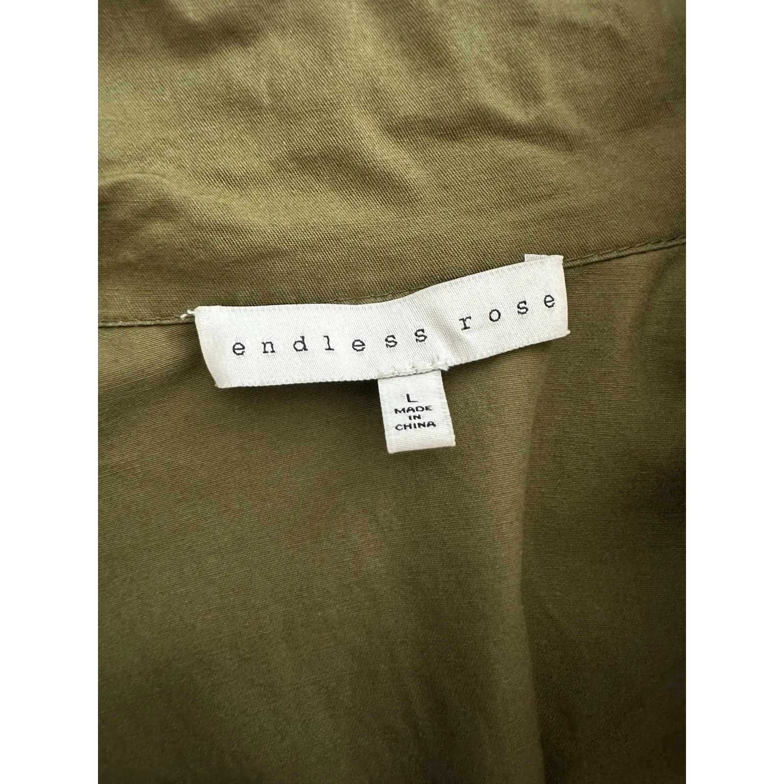 Endless Rose Women's Full Zip Embroidered Sequined Jacket Green, Sz: L (b37) - Image 3