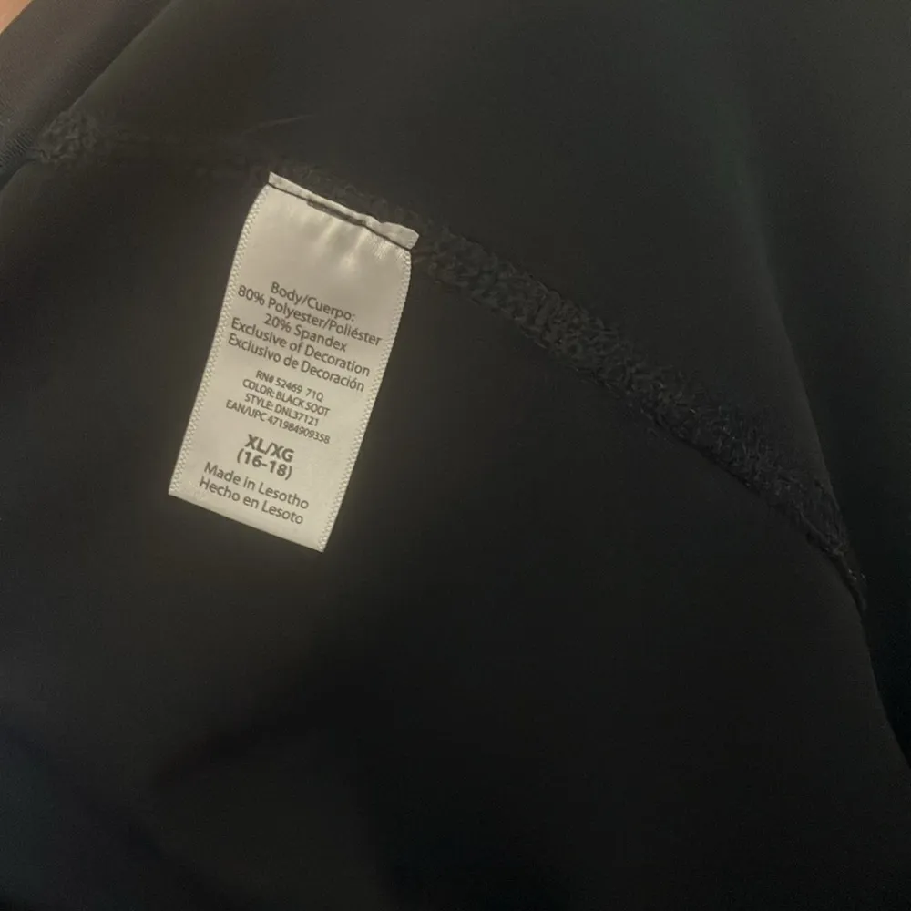 Danskin  now Black Athletic slacks xl - Image 6