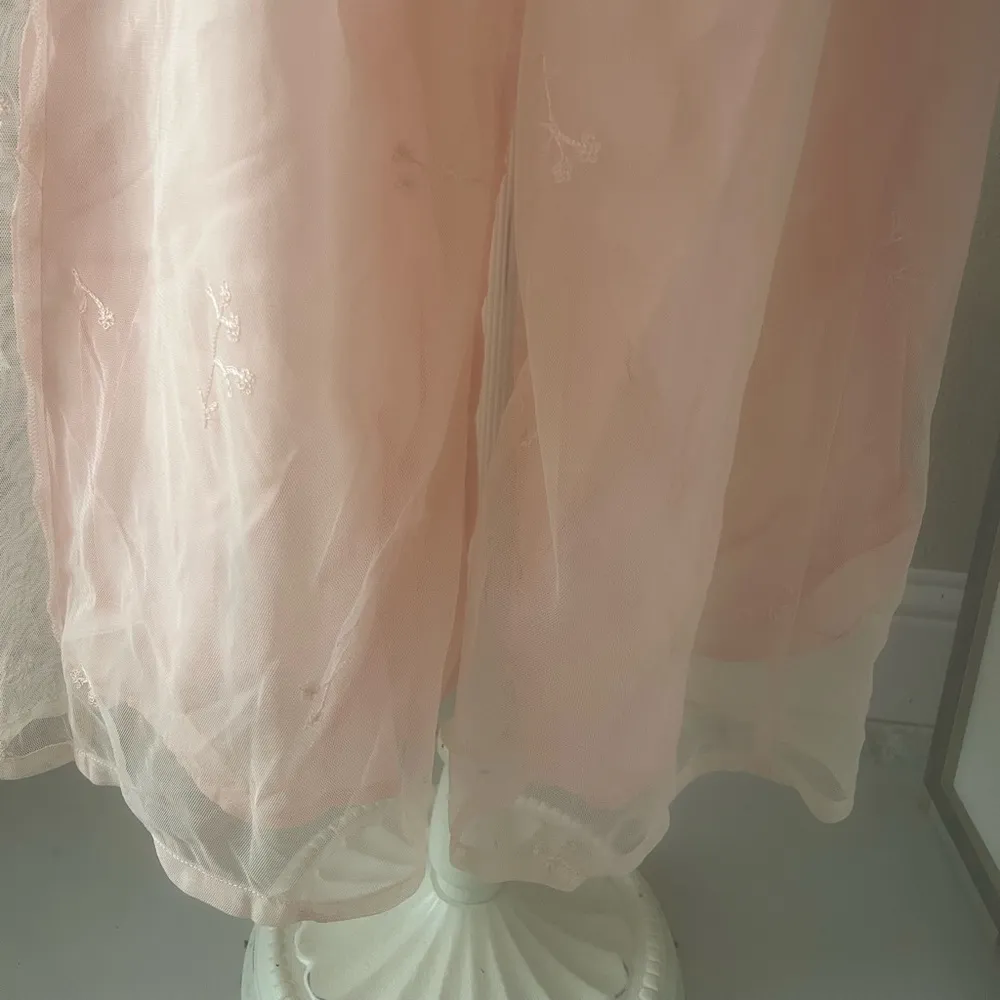 Motherhood Women's maternity Pink Floral Embroidered special occasion Dress - Image 8