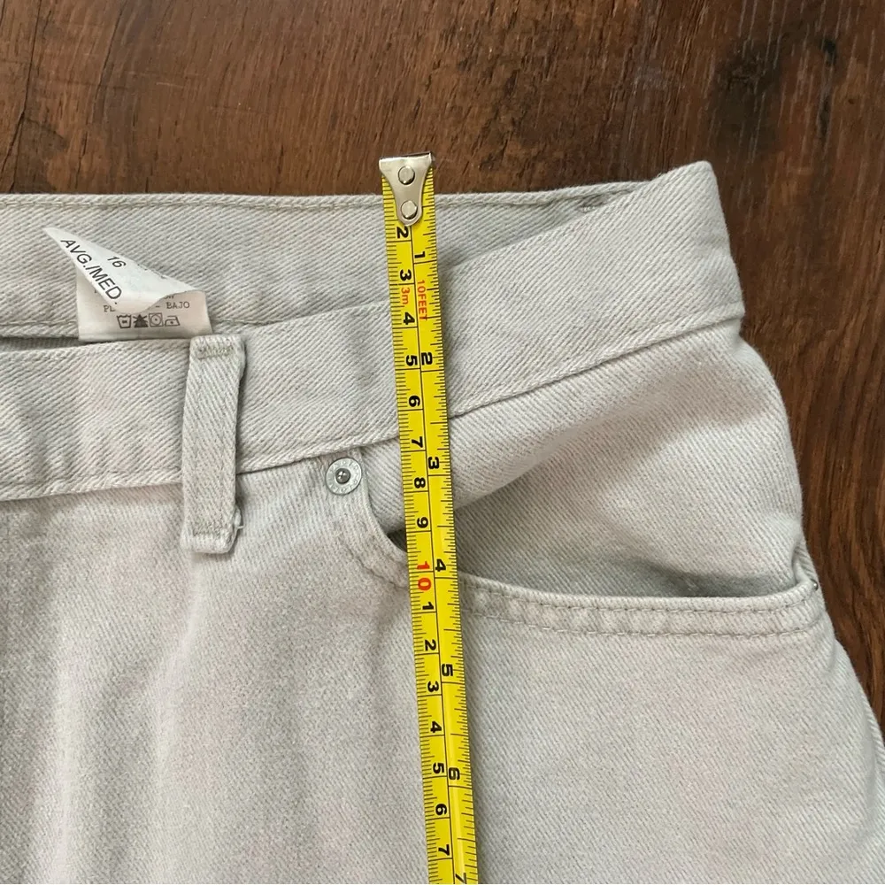 FADED GLORY light grey jeans, plus size 16 - Image 9