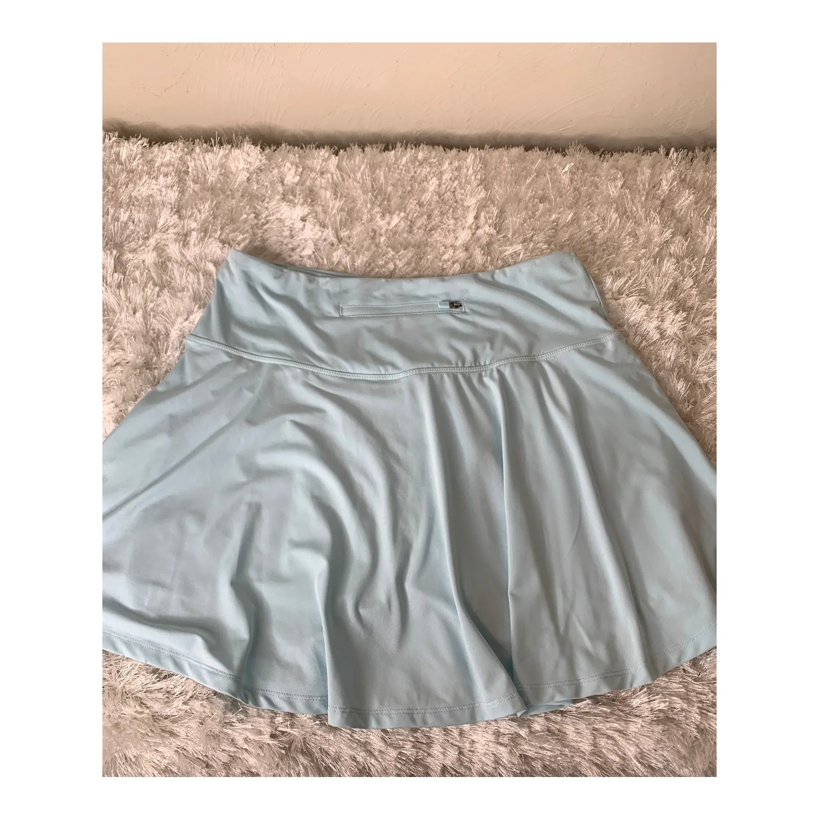 Light Aqua Tennis Skirt Skort Golf Athleisure Sz Large Blue - Image 5