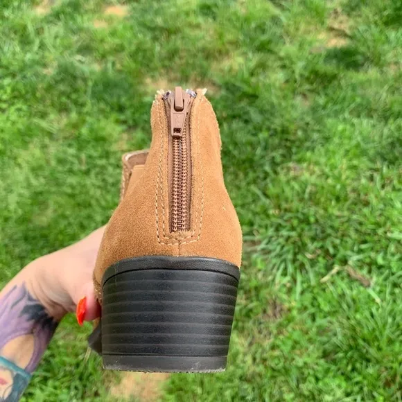 Earth Spirit Brown Leather Ankle Boots womens‎ 8.5 fall summer boho - Image 7