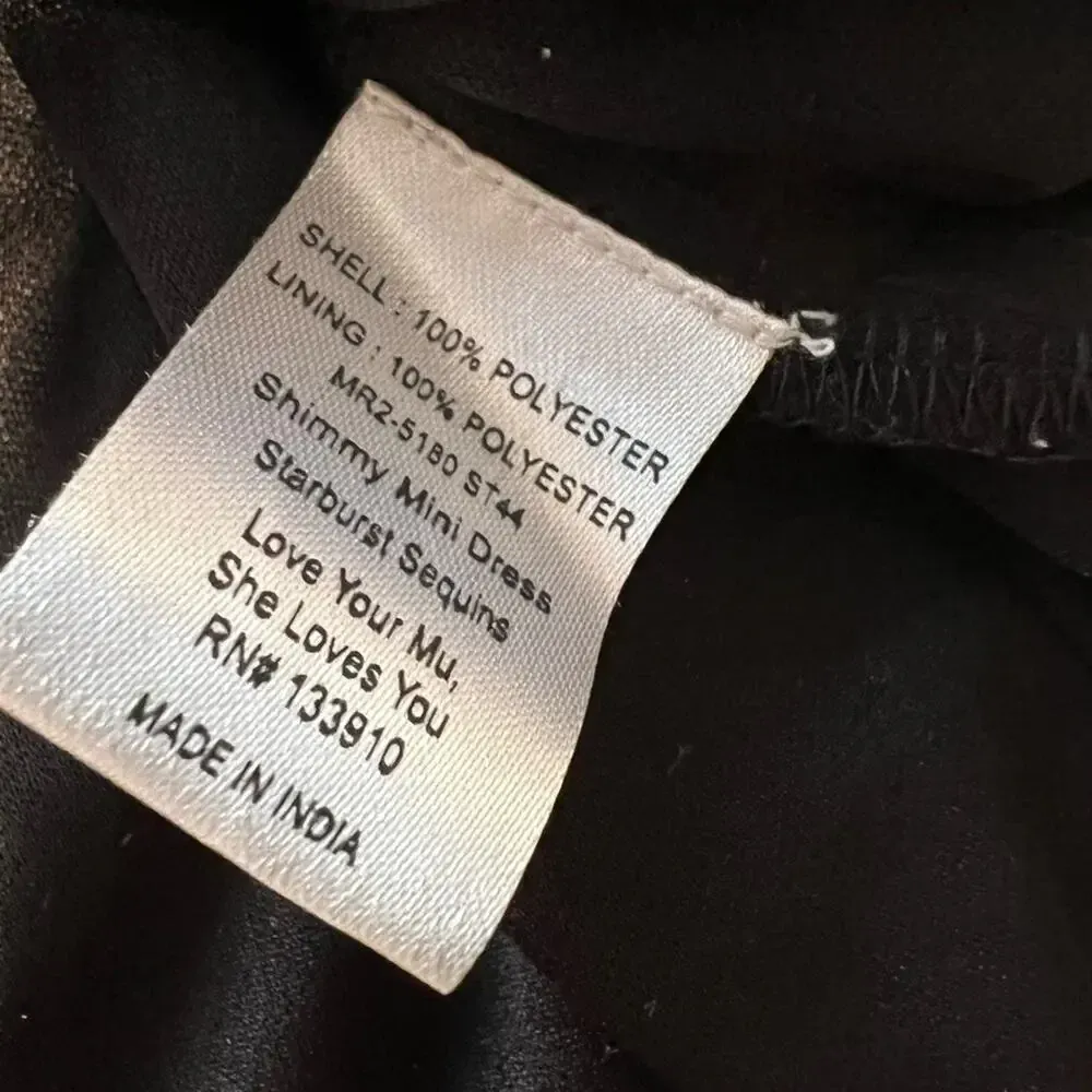 SHOW ME‎ YOUR MUMU Shimmy Mini Dress in Starburst Sequins NWT size XS Party - Image 7