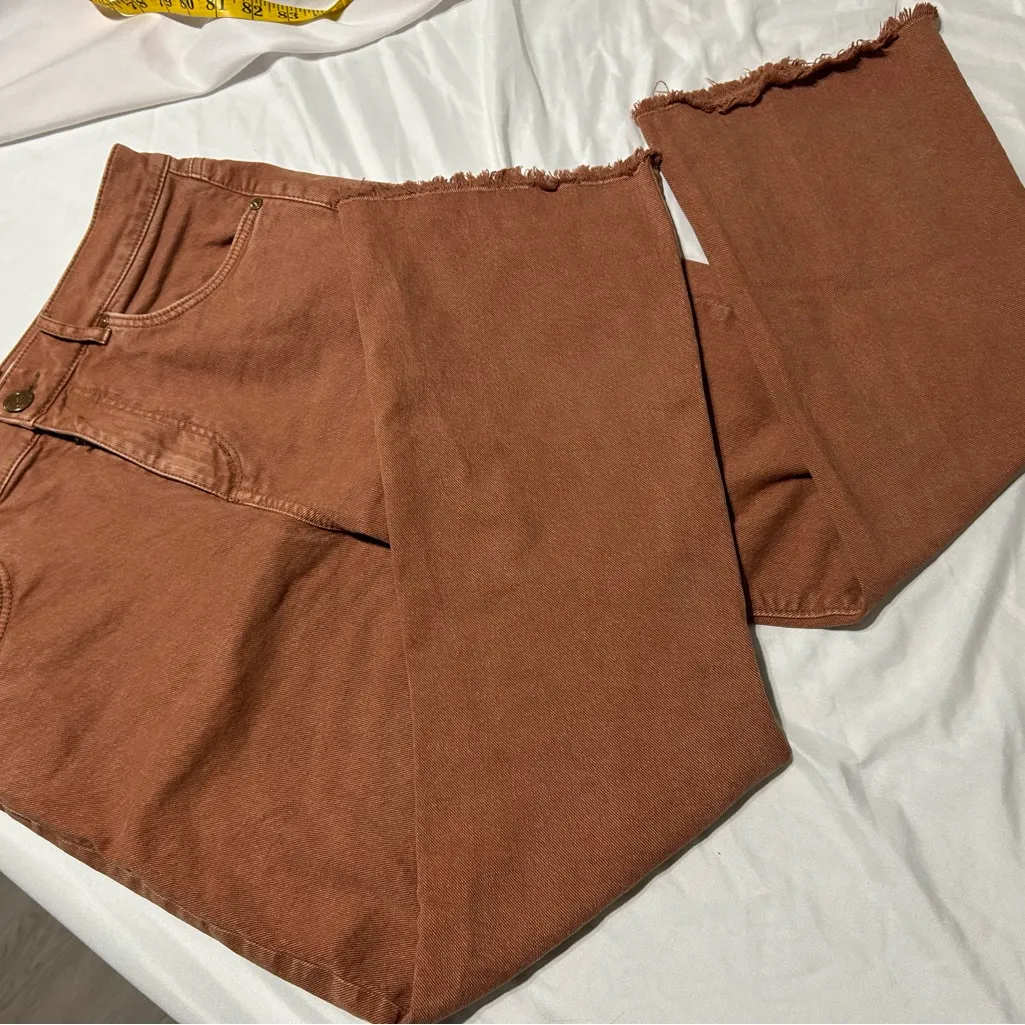 LOFT Rust Denim Jeans - Image 10