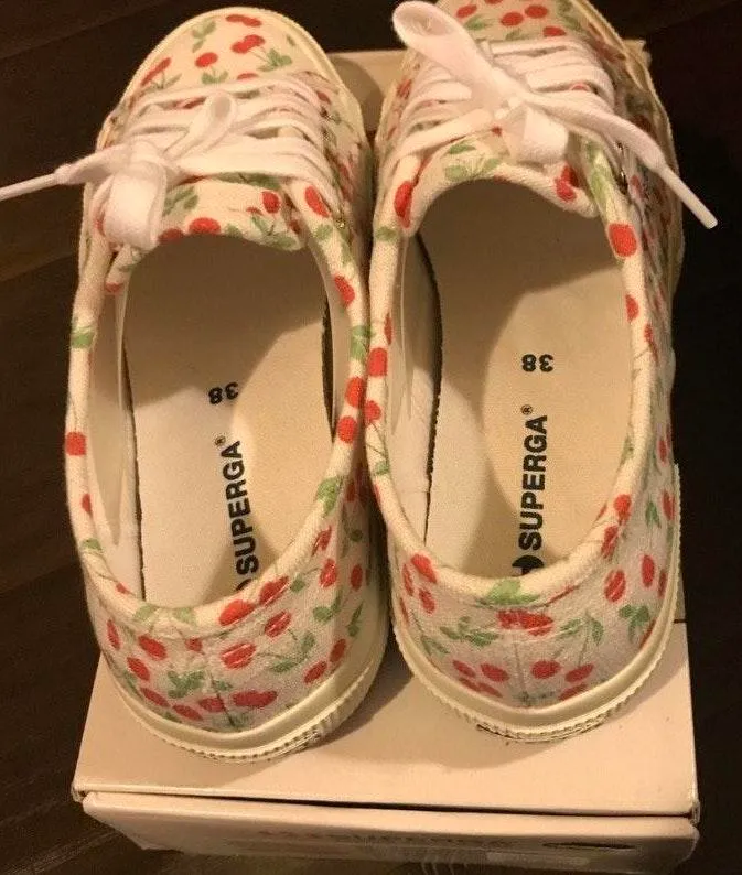 cherry picked print Sneakers Shoes size 8 Nwb - Image 7