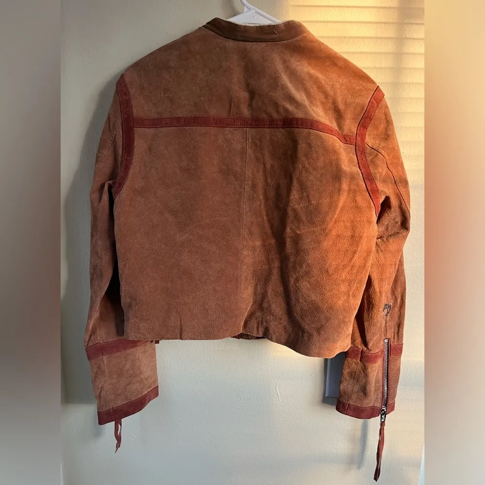 Blank NYC Caramel Sauce Genuine Leather Jacket - Image 3