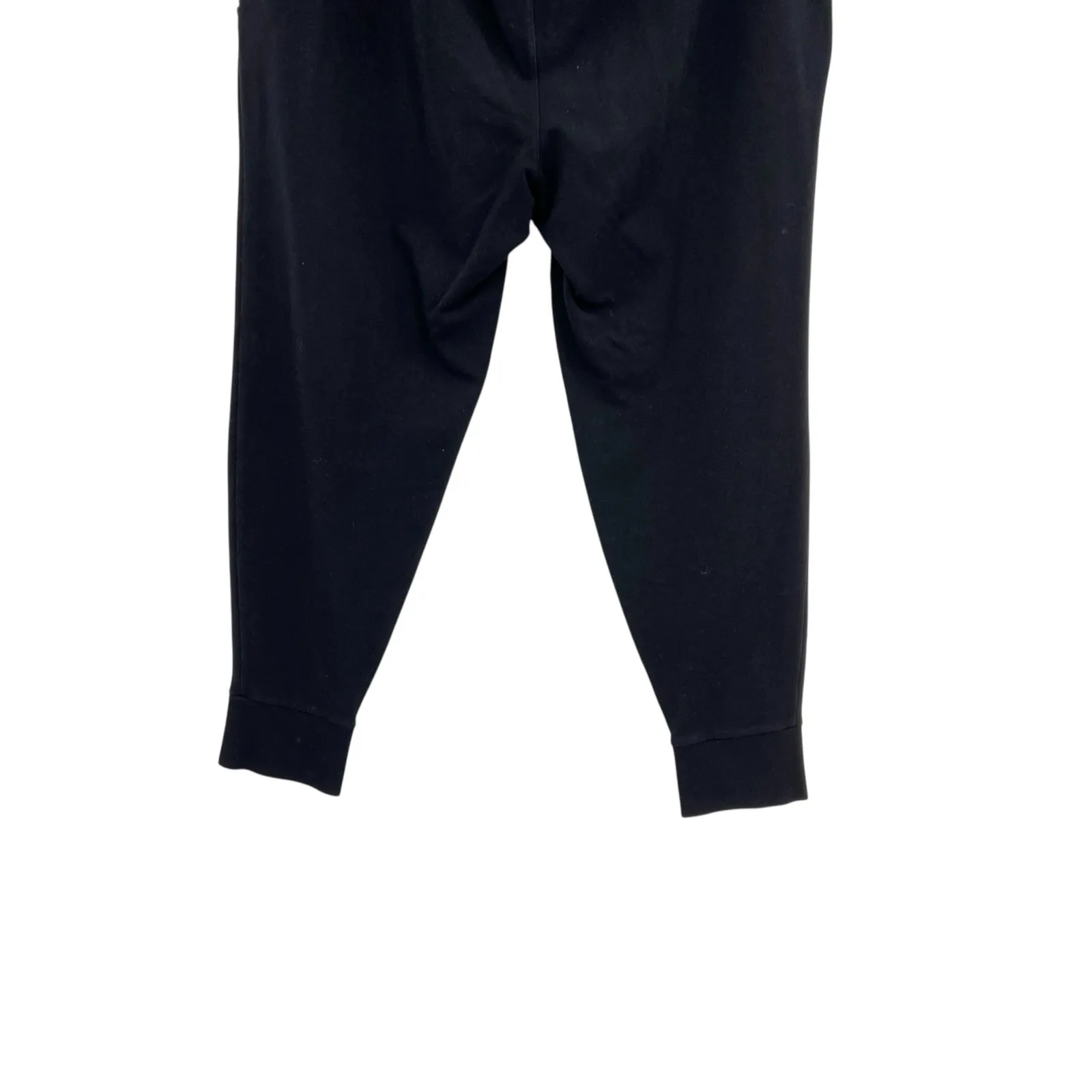 Cuyana French Terry Tapered Lounge Pant Jogger Sweatpants Black Size Large - Image 8