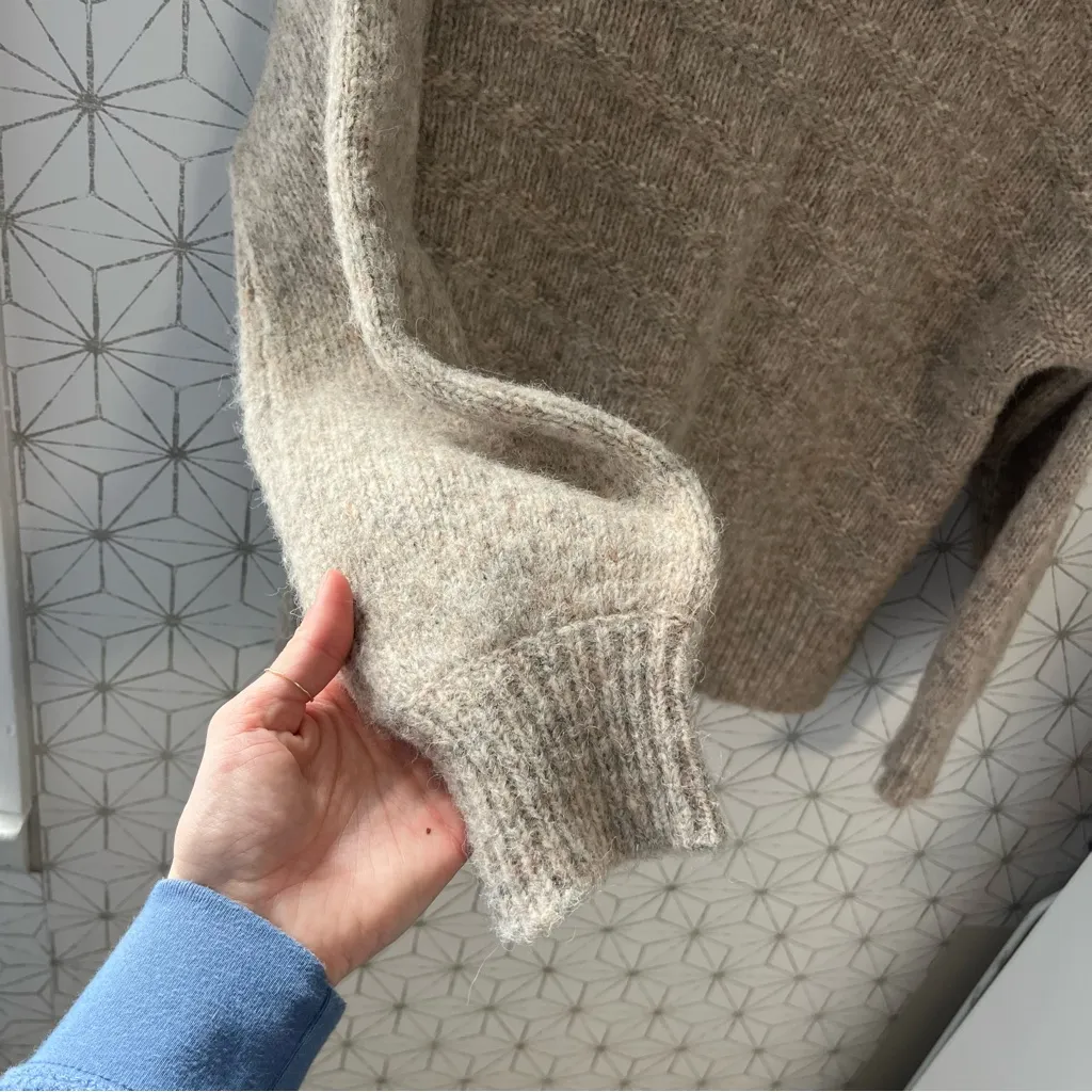 Poetry Alpaca Pima Chunky Mock Neck Sweater - Image 6