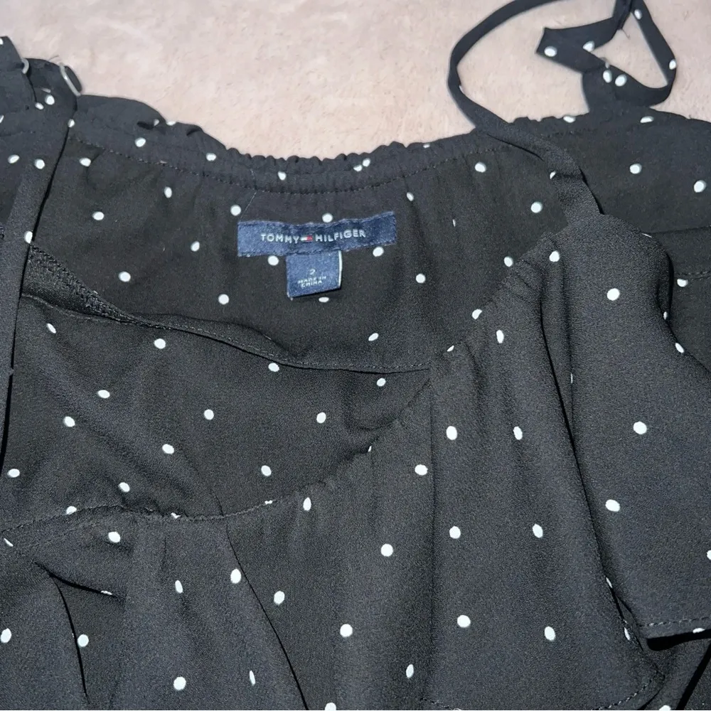 Tommy Hilfiger Black and White Polka Dot Jumpsuit - Image 3