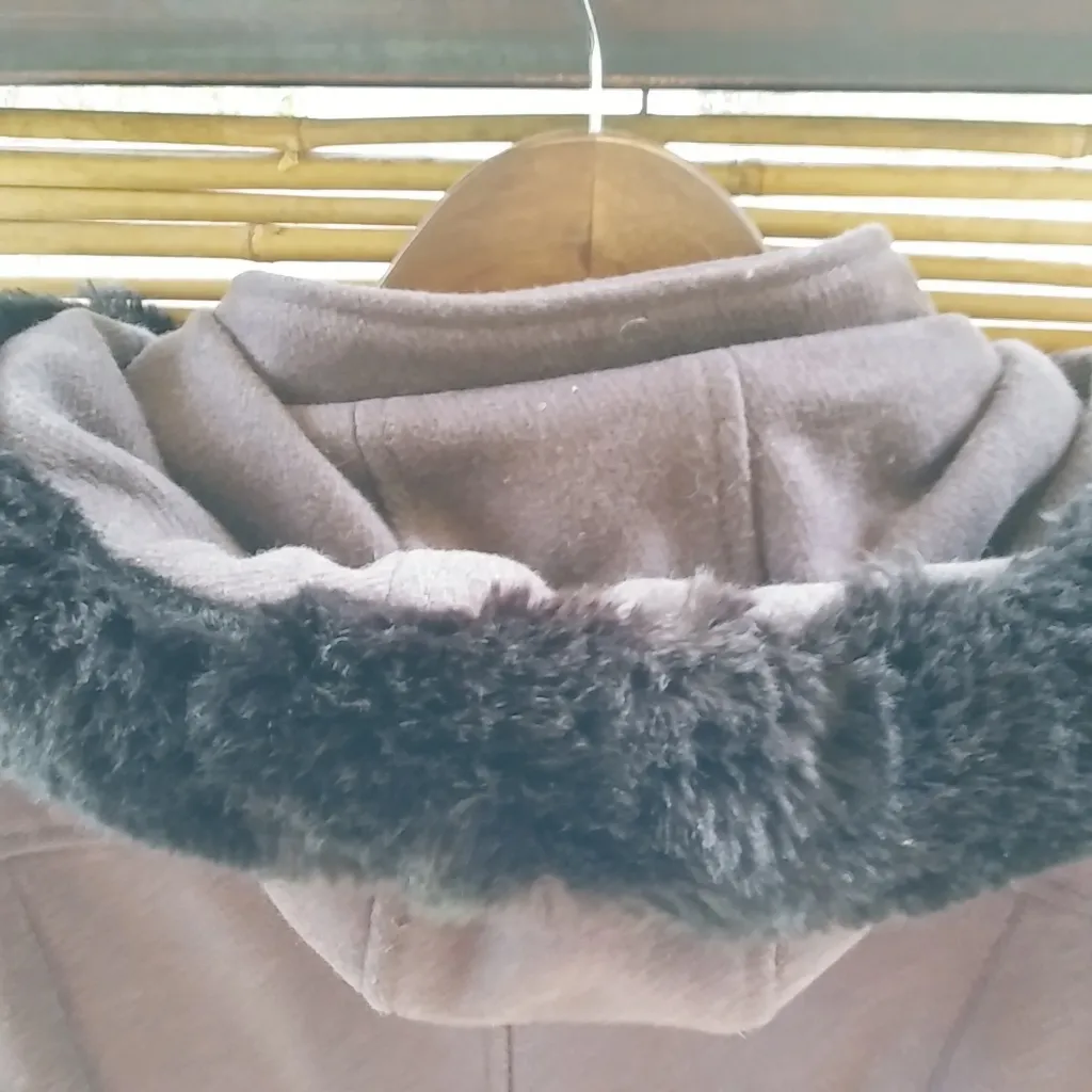 Jones of NY 1X Dark Gray Wool Blend Winter Coat Plus - Image 6