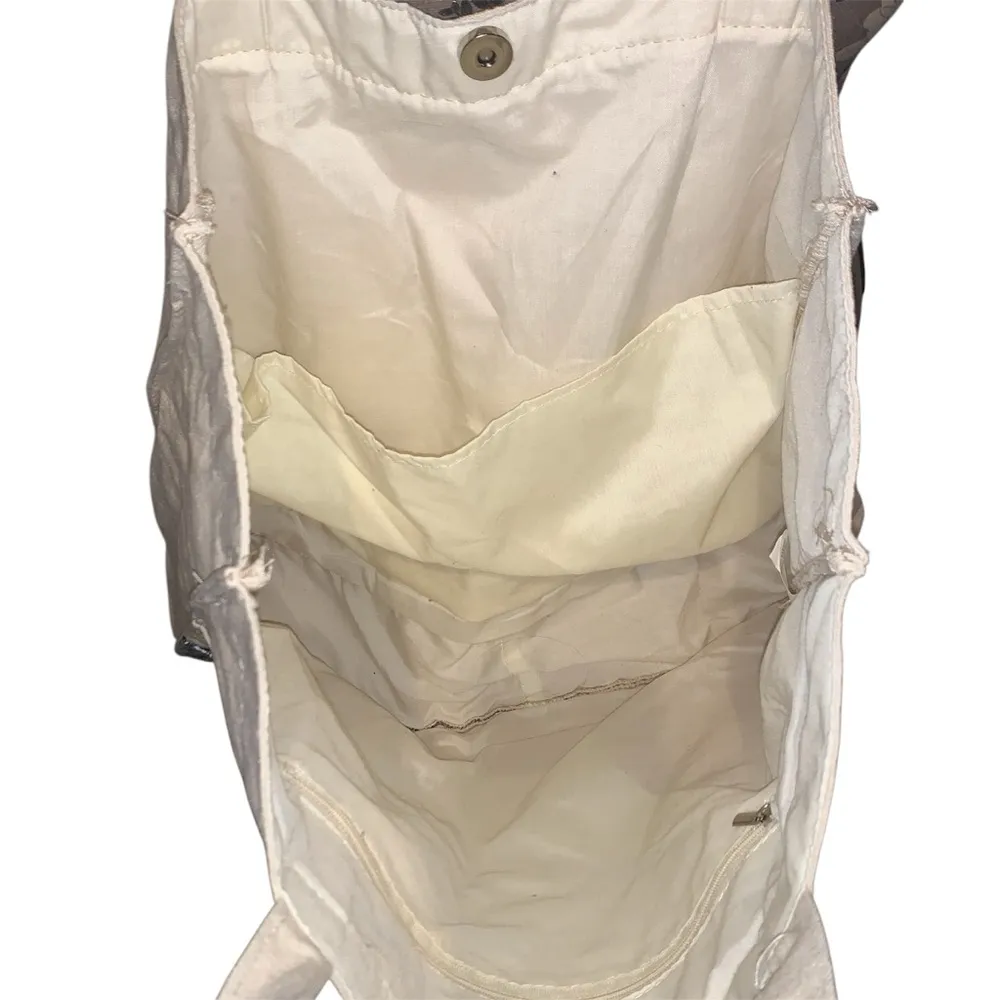 Teacher Canvas Tote Bag Blue - Image 3