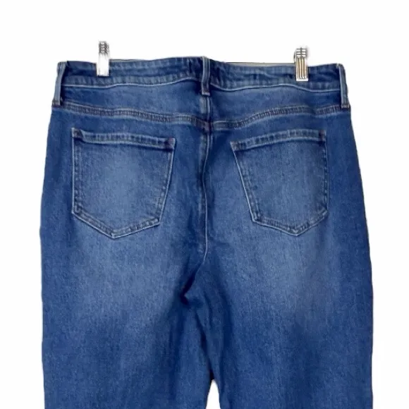 NYDJ Lift Tuck Relaxed Straight Jeans Women’s Size 10P Duvall Medium Blue Wash - Image 6