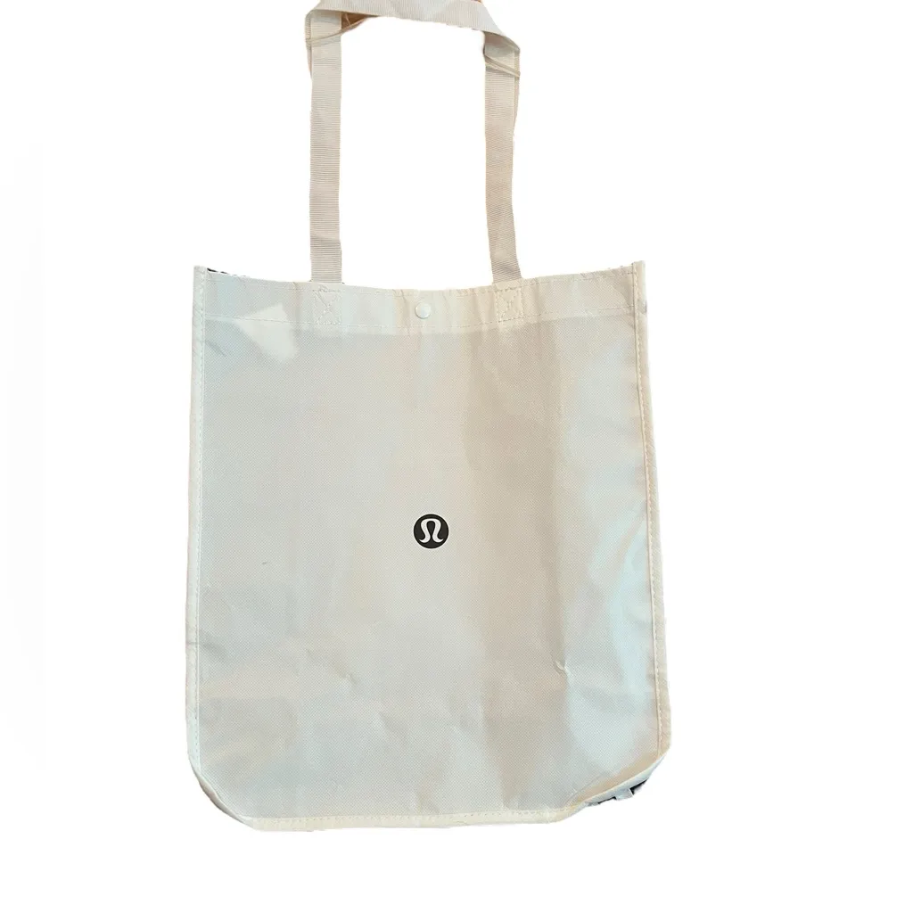 Lululemon Athletica Cream Tote Bag - Image 2