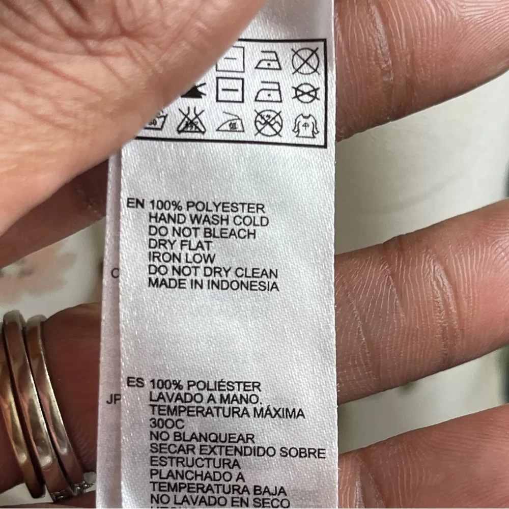 FOREVER 21 | Cream Floral Tiered Ruffle Tank Top Sz S - Image 6