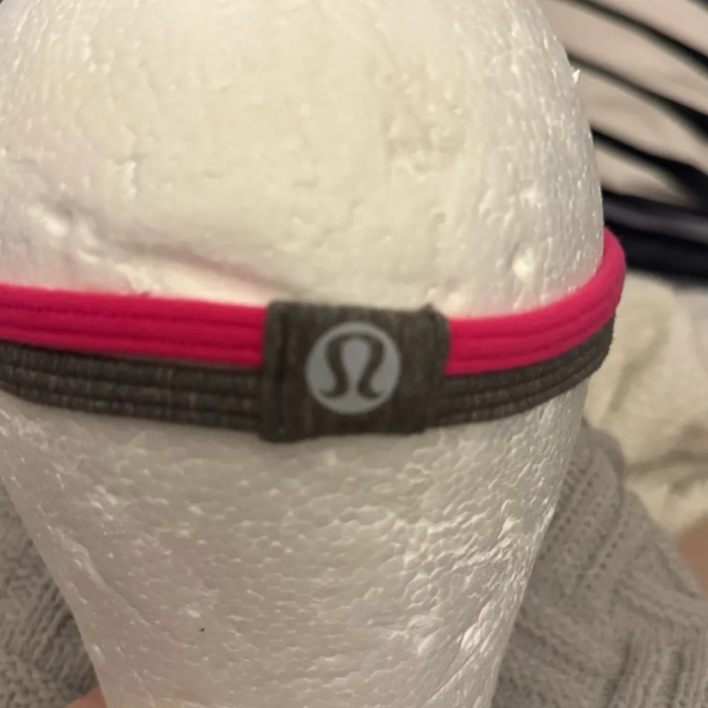 Lululemon DANCE! Headband RARE in Berry/Heathered Grey - Image 4