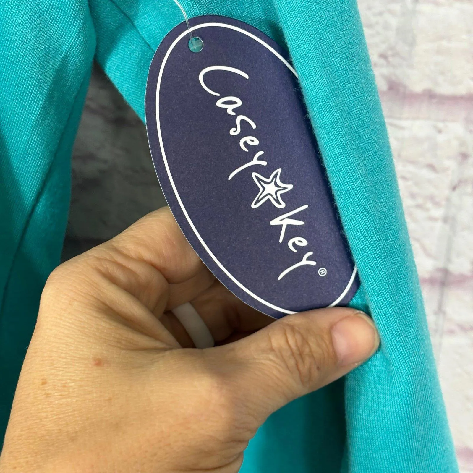 Casey Key Women's Turquoise Sea Turtle Graphic Long Sleeve Shirt 2X NWT Blue Size XXL - Image 4