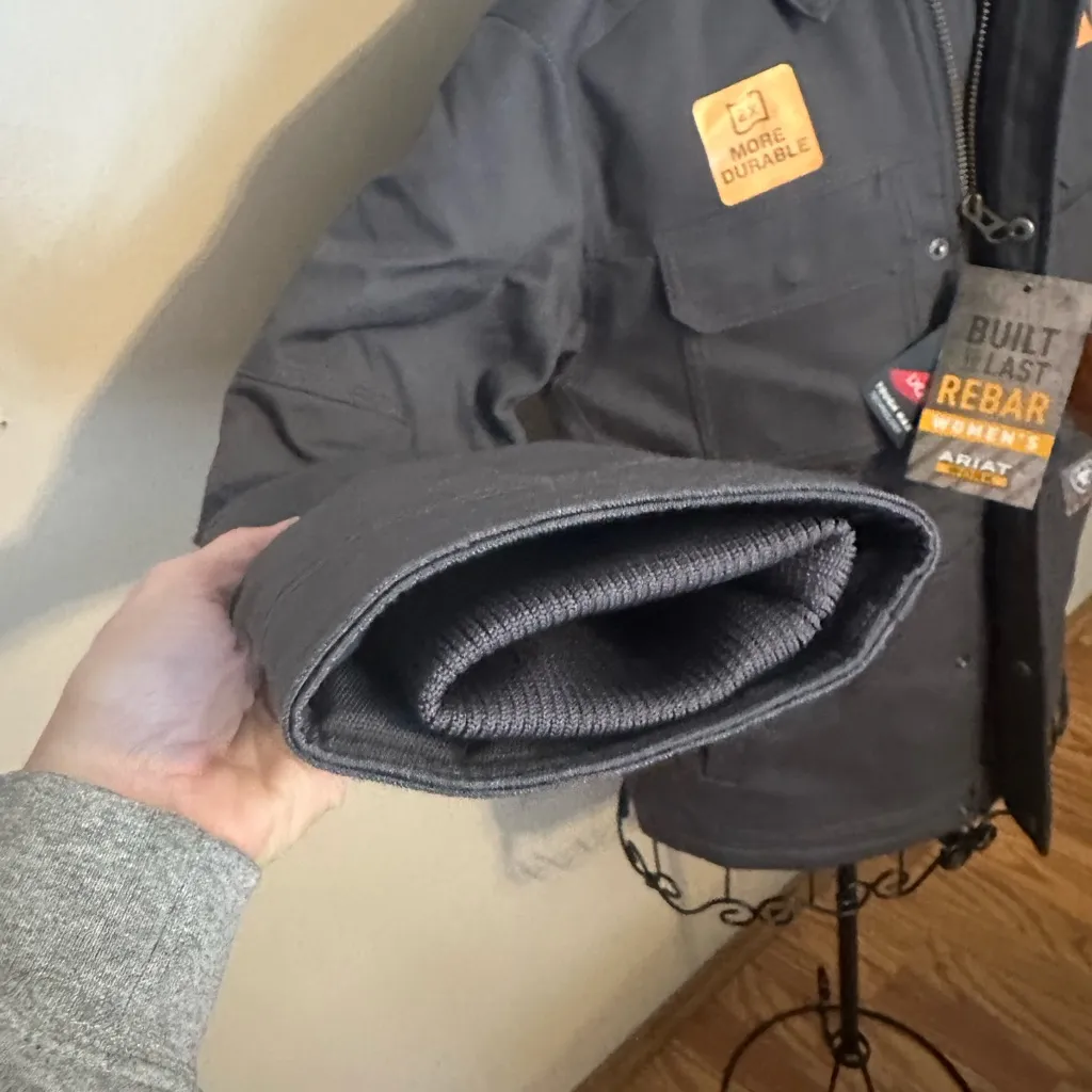 Ariat Rebar Women's Jacket with Orange Accents - Image 6