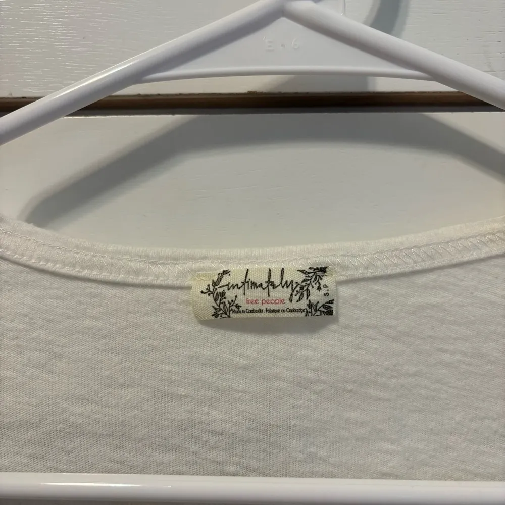 Free People Ava Puff Sleeve Bodysuit White - Image 6