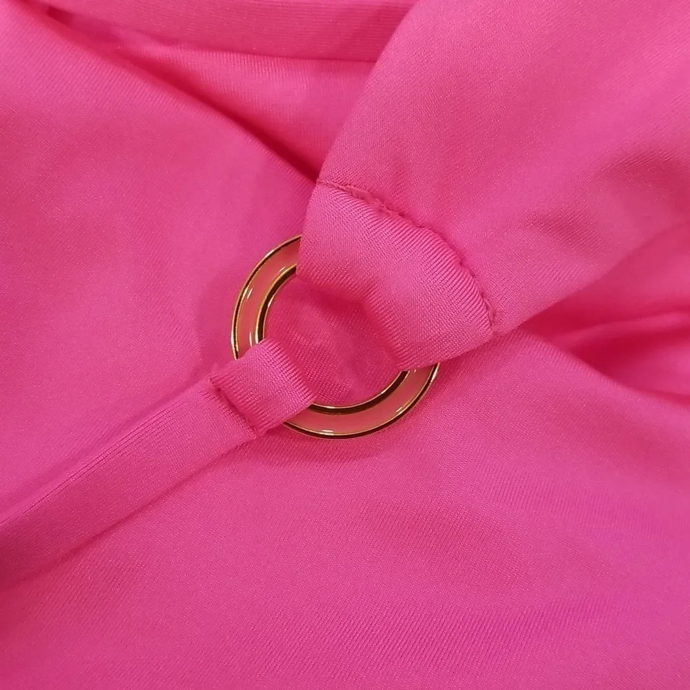 💕TRINA TURK💕 Monaco Convertible One Piece Swimsuit ~ Pitaya Pink 4 NWT - Image 9